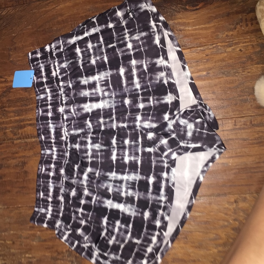 OP Black/White Tie Dye Swim Cover Bottoms